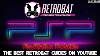 Retrobat ☆ Playstation Portable PPSSPP Emulation Setup Guide #retrobat #psp #emulator