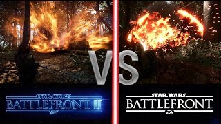 Thermal Imploder - EA Star Wars Battlefront 2 (2017) vs EA Star Wars Battlefront (2015) 4K 60 FPS