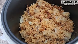 Rice Cooker Yam Rice (电饭锅 芋头饭)