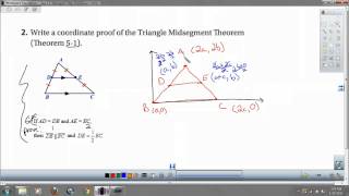 Geo 6.9 Proofs using Coordinate Geometry