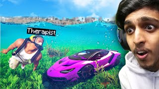GTA 5 : I Found SECRET SUPER CAR's Underwater 😲 !! MALAYALAM