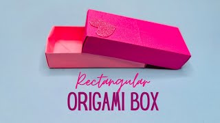 How To Make An Origami Rectangular Box