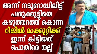 പശുക്കുട്ടിയെ കഴുത്തറത്ത് കൊന്ന റിജിൽ മാക്കുറ്റിയെ അടിച്ചു റൊട്ടിയാക്കി അന്തം സഖാക്കൾ | RIJIL