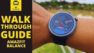 AMAZFIT BALANCE WALKTHROUGH GUIDE | Multisport Navigation Smart Watch Sport Mode Review Malaysia