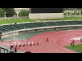 2019山口県中学通信陸上 3年男子100m予選2組