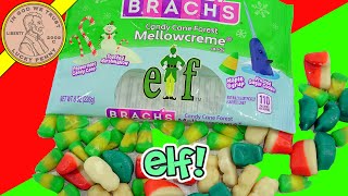 Brach's Candy Cane Forest Mellowcreme Elf Christmas Candy Tasting Review