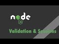 Node.js + Express - Tutorial - Express-Validator and Express-Session (Validation & Sessions)