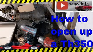 TH350 automatic transmission tear-down Chevrolet Turbo 350 disassemble