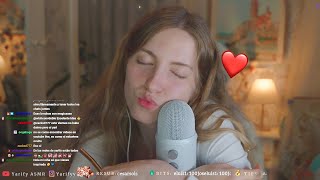 ASMR en DIRECTO 🤍 Cosquillas y Relajación mientras Charlamos 🤍