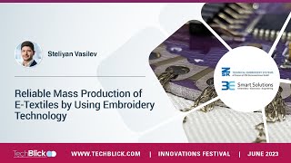 ZSK/3E Smart Solutions | Reliable Mass Production of E-Textiles by Using Embroidery Technology