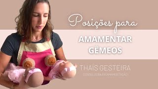 Posições para amamentar gêmeos