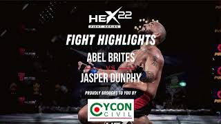 Hex 22 Highlights | Jasper Dunphy v Abel Brites