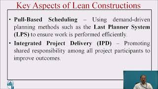 Introduction to Lean Constructions
