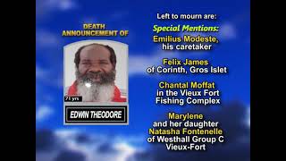 Edwin Theodore ~ Long Obituary