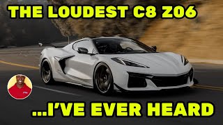 The LOUDEST C8 Z06...perhaps in the world | C8 Platform Cruise | Z06, eRay, Stingrays