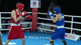 Kielce 2021 Session12A (M49kg) HUSEYNOV Nijat (AZE) vs HEGEDUS Levente (HUN)