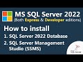 How To Download & Install Microsoft SQL Server 2022 & SQL Server Management Studio (For Free!)