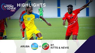 Concacaf Nations League 2022 Highlights | Aruba vs Saint Kitts and Nevis