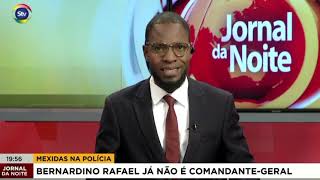 Bernardino Rafael já não é o Comandante Geral da Polícia