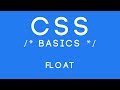 CSS Basics Tutorial 25 - Float