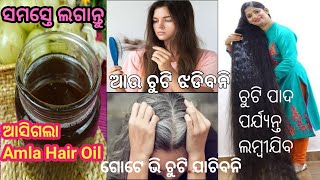 ସମସ୍ତେ ବନାନ୍ତୁ ଚୁଟି ପାଇଁ Amla Hair Oil,ଚୁଟି ଝଡିବା, ଚୁଟି ପାଚିବା,chuti jhadiba,kesa jhadiba kesa lamba