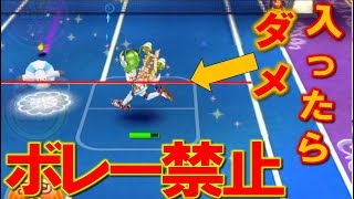 鼻で白テニ!!?ボレーヤーがボレーエリアに入らないでテニスするぜ！【白猫テニス】