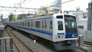 西武6050系6151F10M急行武蔵小杉行き 東横線自由が丘駅入線