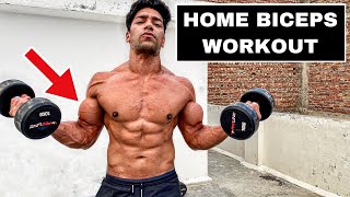 Biceps Workout For Size Gain (DUMBBELL ONLY)