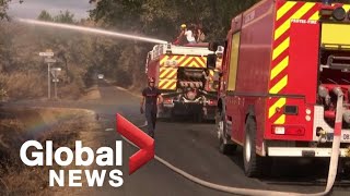 France wildfires: Firefighters battling blazes in good mood despite fatigue