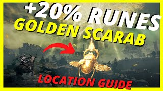 Golden Scarab Talisman Location Elden Ring PATCH 1.09.1 | INCREASE Your RUNES by 20% 🔥- Elden Ring