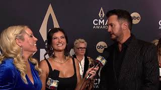 CMA Awards Red Carpet interview with Luke Bryan