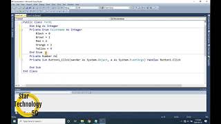 Visual Basic 23- How to use Enumeration
