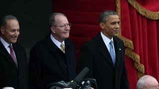 President Barack Obama Arrives at Inauguration