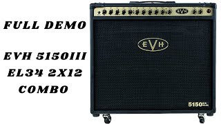 EVH 5150 III EL34 2x12 Combo 50 Watts | Full Demo | Mark Bouras