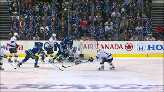 Alex Burrows 1-0 Goal - Canucks Vs Kings - R1G1  2012 Playoffs - 04.11.12 - HD