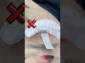 how to use lash tape a thin tape is better to use for lash extensions