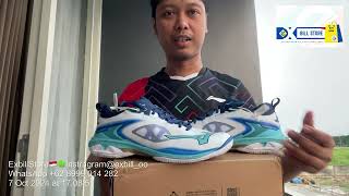 Exbill Sepatu bulutangkis Mizuno Wave Claw Neo 3 biru terbaru badminton shoes 2024 Wide ringan