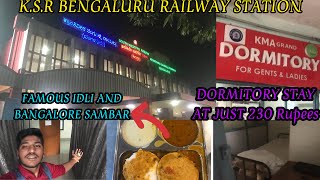 🛌KSR BENGALURU RAILWAY STATION RETIRING ROOM EXPLORING VLOG!!Just 230Rs Thana😳 | Cheap and best room