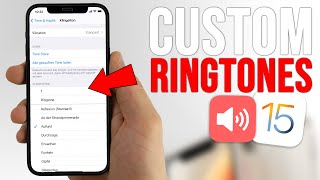 Set any Song as Ringtone on iPhone! [iOS 15]