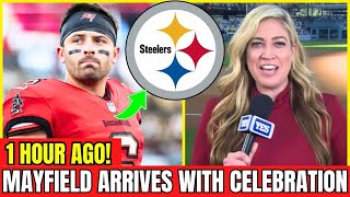 MAYFIELD's GRAND ENTRANCE: New QB Arrives in STYLE | Pittsburgh Steelers News