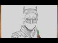 THE BATMAN : Drawing Bruce Wayne/Batman (Robert Pattinson)