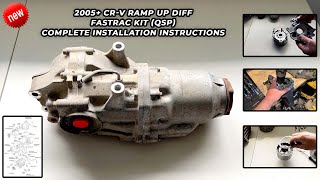 CR-V Rear Diff Upgrade for Ramp Up Differentials 2005 2006 20087 2008 2009 2010 2011 CRV