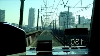 【前面展望併走バトル】JR埼京線　E233系VS新幹線E4系MAX　与野本町~武蔵浦和