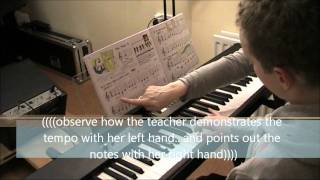 Music Teaching for the Deaf, by Orla O'Sullivan (demonstration) keyboard