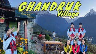 GHANDRUK VILLAGE || MOST BEAUTIFUL VILLAGE OF NEPAL🇳🇵|| WITH @ElinaRides ☺️