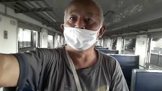 タイ国鉄3等列車が高架激走