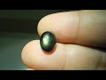 5.75ct. black star sapphire 12 rays *010115