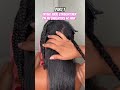 part 1 trying viral straightening comb out on my daughters thick 4c hair￼ 4c haircare hairtips