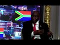 president cyril ramaphosa addresses the new york stock exchange