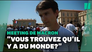 Au meeting de Macron à Marseille, on a surtout rencontré des convaincus